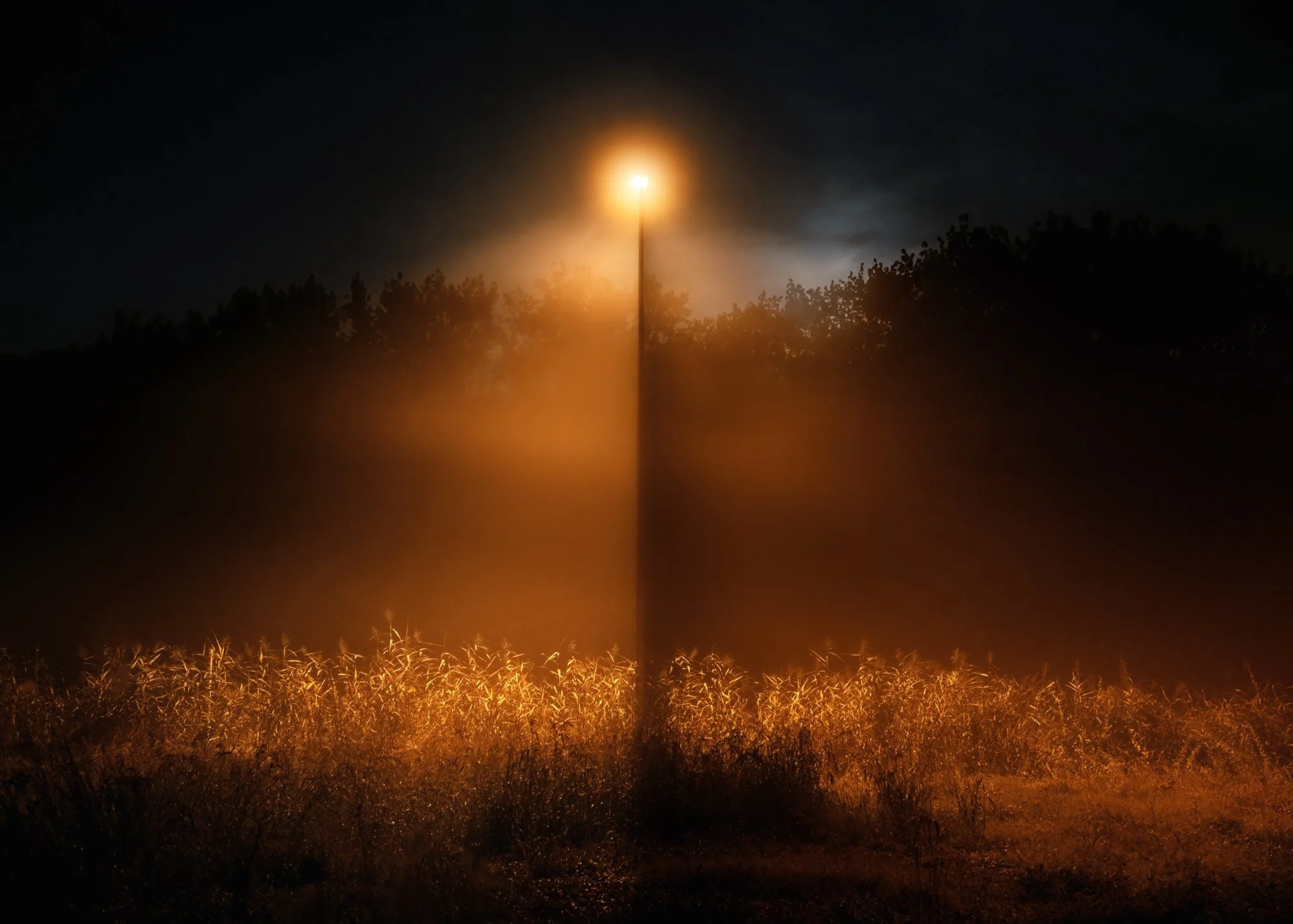 Untitled, 2022 — dark urban scene by Pierre Putman